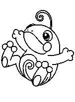 coloriage Pokemon tetard